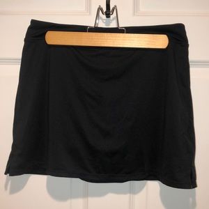 black tennis skirt
